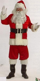 038-6991 Santa Claus Suit with Zipper in Coat