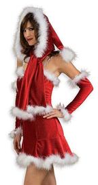 Mrs. Santa Hooded Scarf